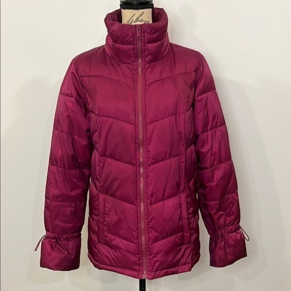 Motto from HSN puffer jacket in magenta M